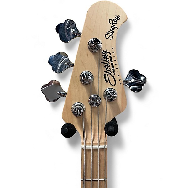 Used Sterling by Music Man  stingray  Green Electric Bass Guitar