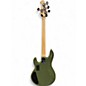 Used Sterling by Music Man  stingray  Green Electric Bass Guitar