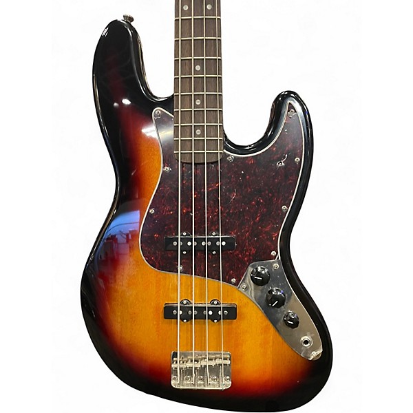 Used Squier JAZZ BASS 2 Color Sunburst Electric Bass Guitar