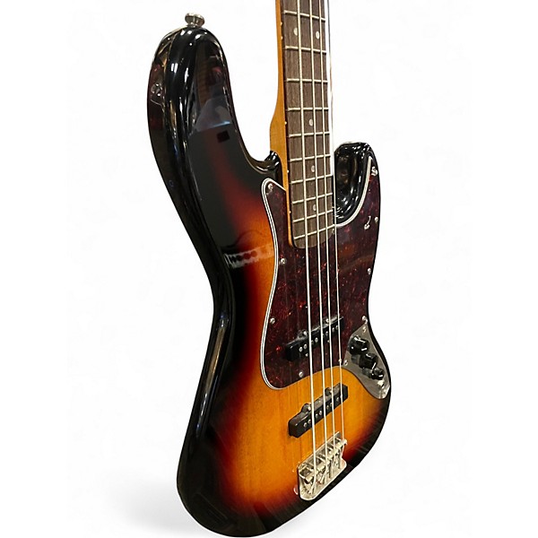Used Squier JAZZ BASS 2 Color Sunburst Electric Bass Guitar