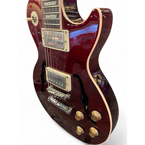 Used Epiphone Les Paul Standard Florentine Pro Candy Apple Red Hollow Body Electric Guitar