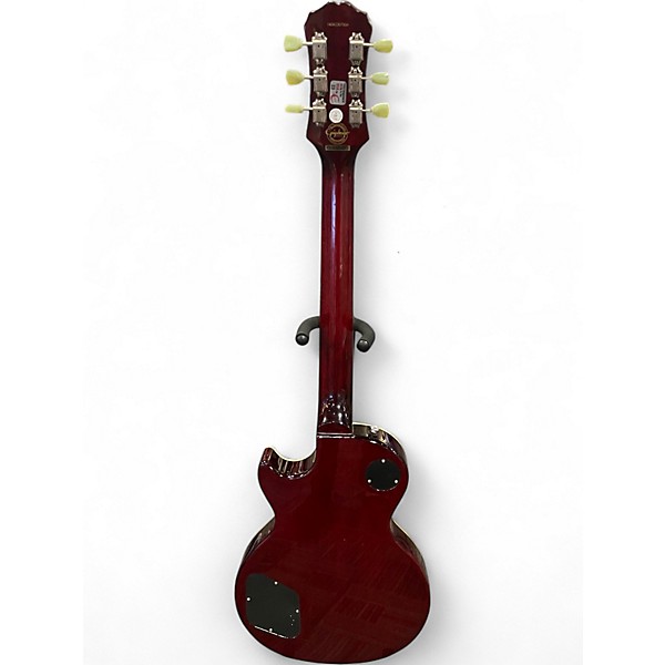 Used Epiphone Les Paul Standard Florentine Pro Candy Apple Red Hollow Body Electric Guitar