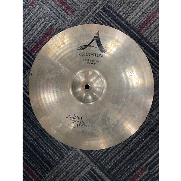 Used Zildjian 14.25in A Custom Crash Cymbal