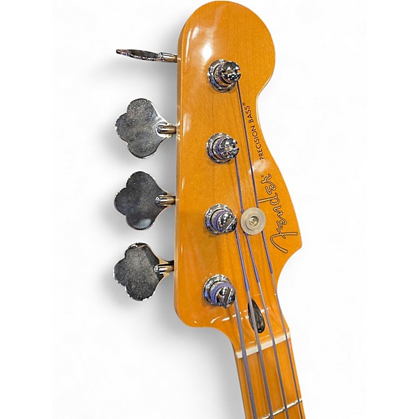 Used Fender Player Precision Bass Alpine White Electric Bass Guitar