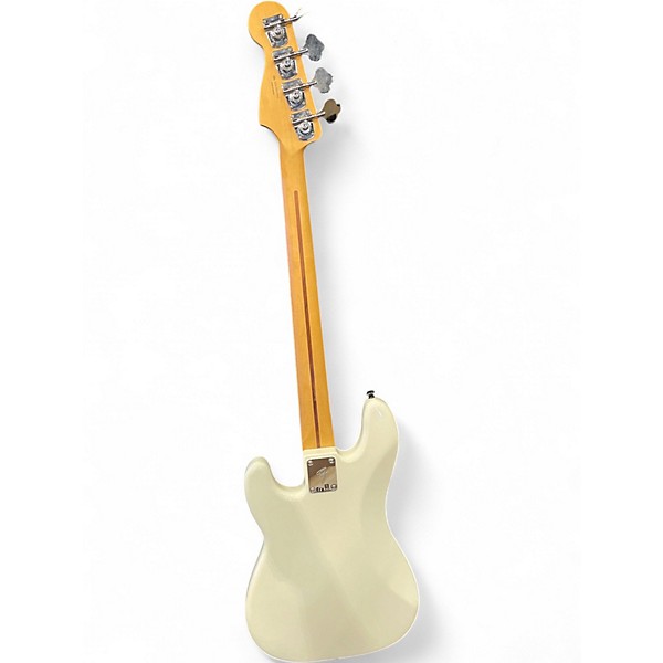 Used Fender Player Precision Bass Alpine White Electric Bass Guitar