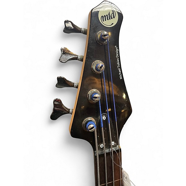 Used MTD Kingston 4 String Fretless 2 Color Sunburst Electric Bass Guitar