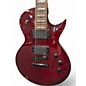 Used ESP LTD EC-400 Trans Crimson Red Solid Body Electric Guitar