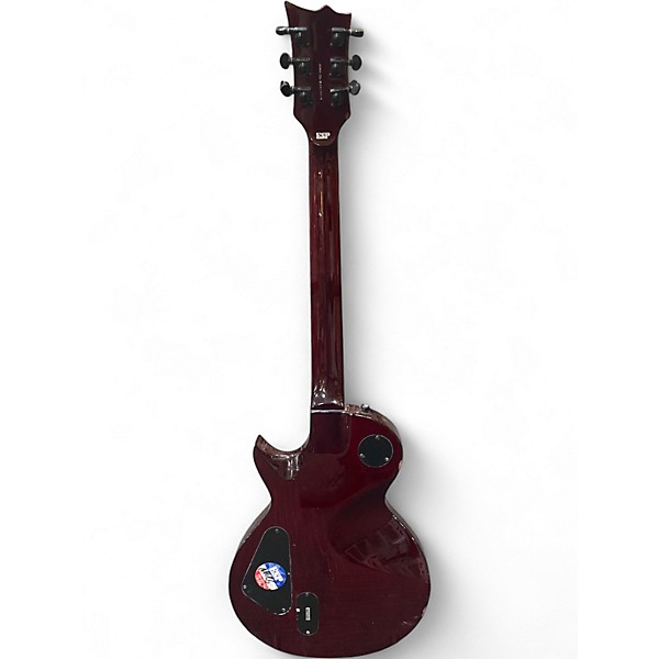 Used ESP LTD EC-400 Trans Crimson Red Solid Body Electric Guitar