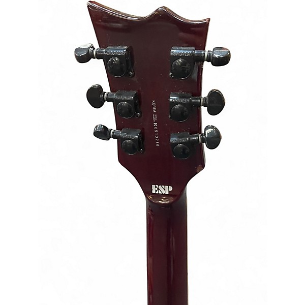 Used ESP LTD EC-400 Trans Crimson Red Solid Body Electric Guitar