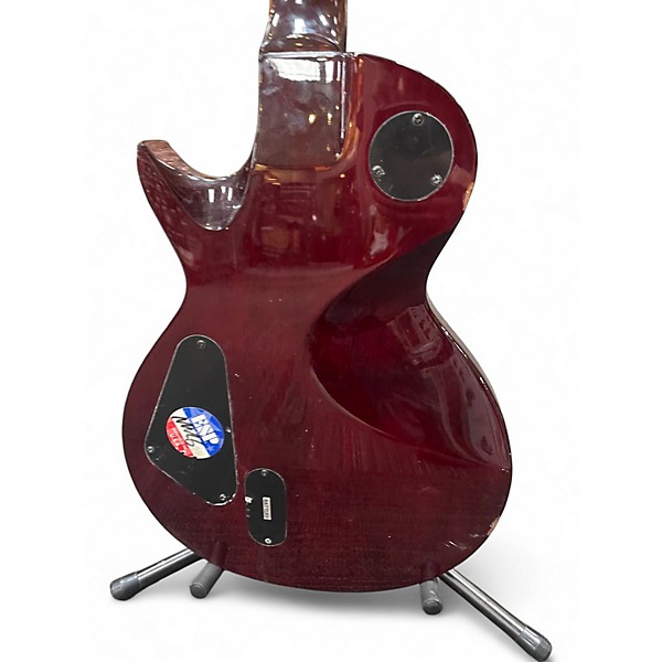 Used ESP LTD EC-400 Trans Crimson Red Solid Body Electric Guitar