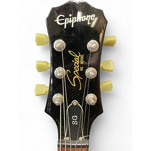 Used Epiphone SG Special w/ Seymour Duncan JB/Jazz Set Ebony Solid Body Electric Guitar