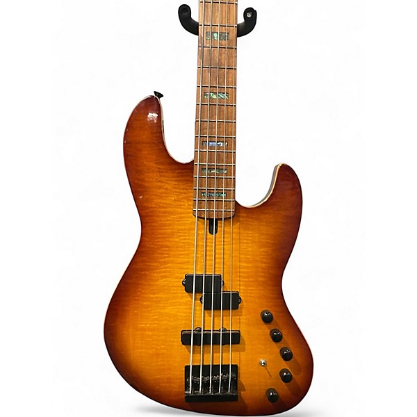 Used Iyv J-Bass Sunburst Electric Bass Guitar