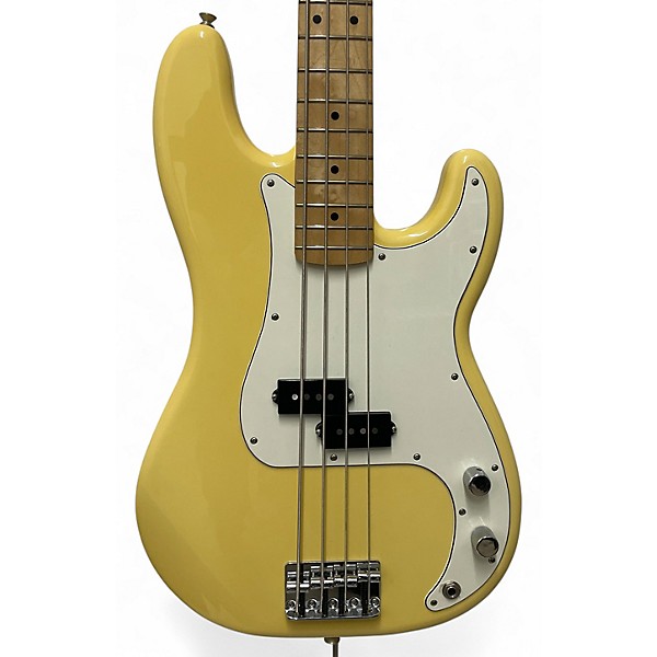 Used Fender Player II Precision Bass TV Yellow Electric Bass Guitar