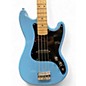 Used Squier Bronco Blue Electric Bass Guitar