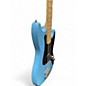 Used Squier Bronco Blue Electric Bass Guitar
