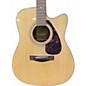 Used Yamaha FX335C Natural Acoustic Electric Guitar