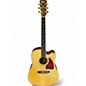 Used Ibanez AW100CE Natural Acoustic Electric Guitar thumbnail