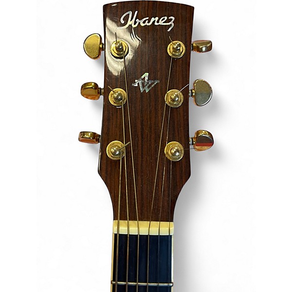 Used Ibanez AW100CE Natural Acoustic Electric Guitar
