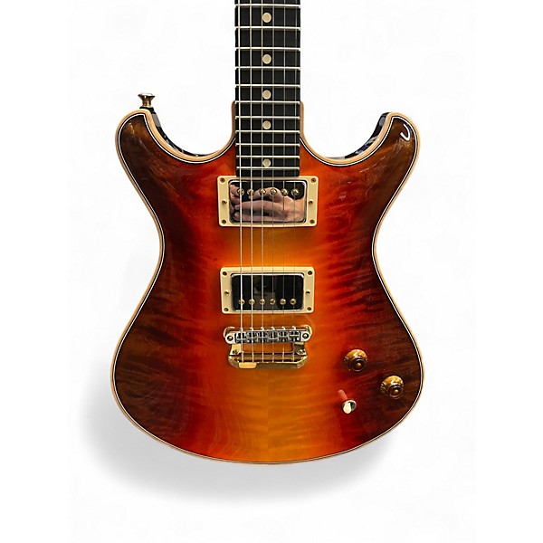 Used Knaggs Keya Tier 2 Orange Solid Body Electric Guitar