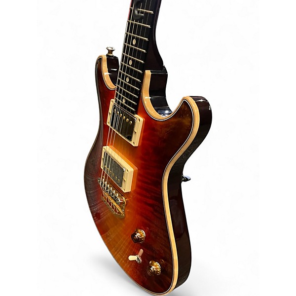 Used Knaggs Keya Tier 2 Orange Solid Body Electric Guitar