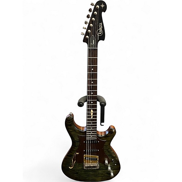 Used Knaggs Severn Tier 2 Green Solid Body Electric Guitar