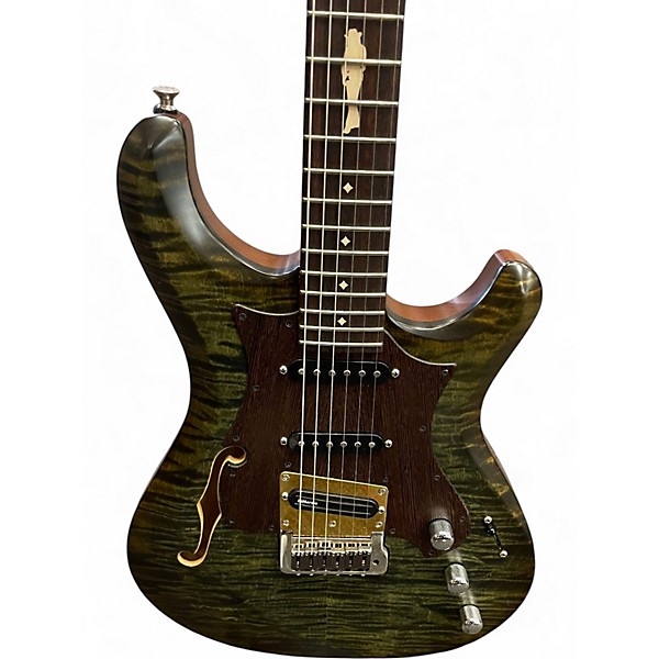 Used Knaggs Severn Tier 2 Green Solid Body Electric Guitar