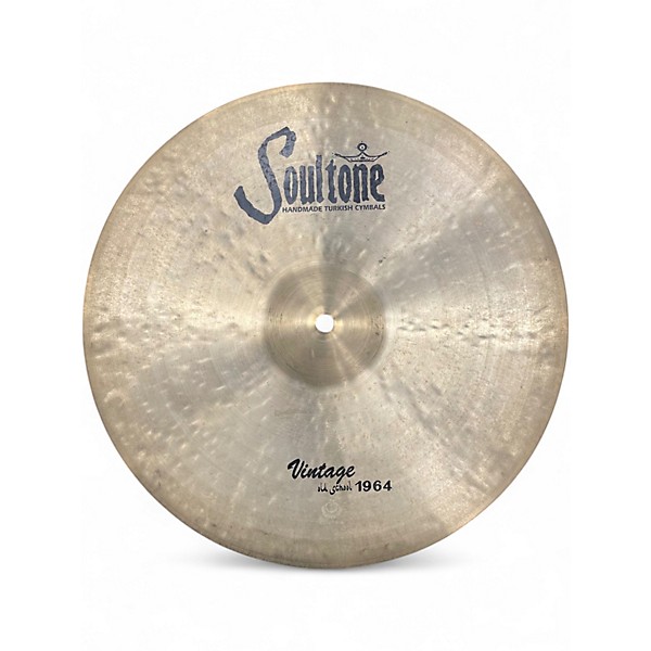Used Soultone 15in Vintage Old School 1964 Hi Hat Pair Cymbal