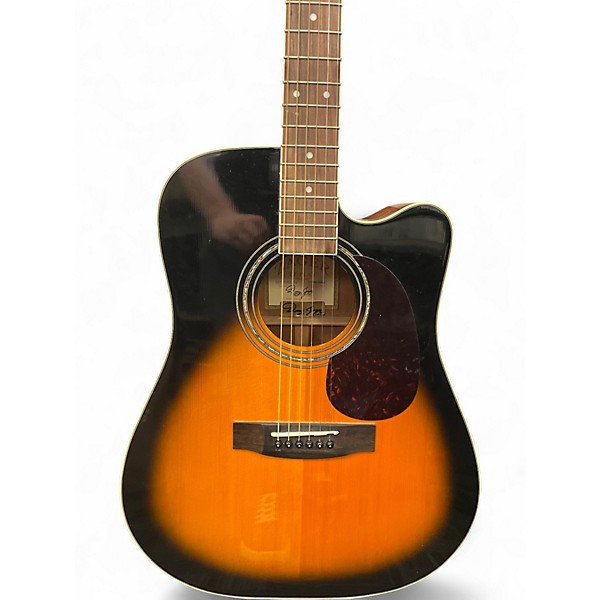 Used Zager ZAD 50CE/VS Tobacco Sunburst Acoustic Guitar