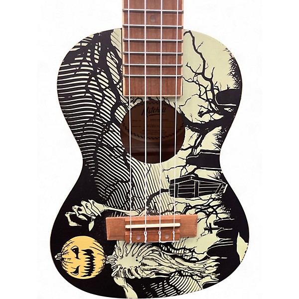 Used Mitchell Graveyard Green Ukulele