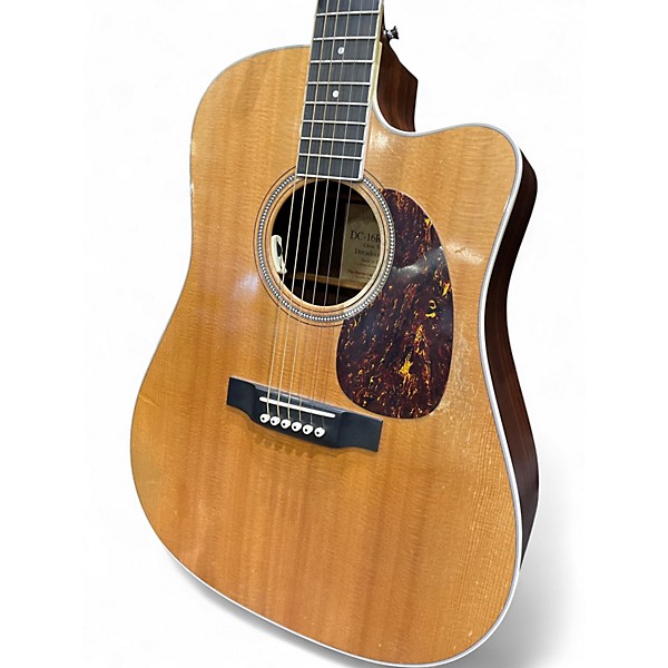 Used Martin DC16RGTE Natural Acoustic Electric Guitar