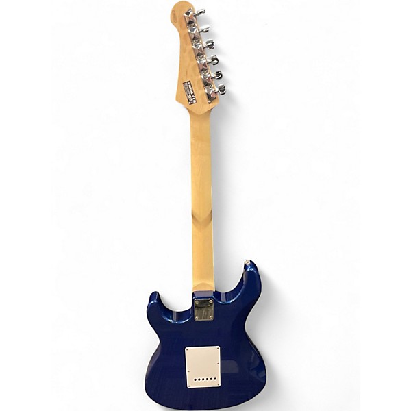 Used Yamaha PAC012 Metallic Blue Solid Body Electric Guitar