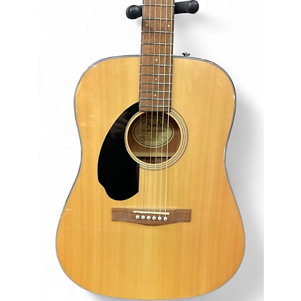 Used Fender CD60 Dreadnought Natural Acoustic Guitar