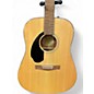 Used Fender CD60 Dreadnought Natural Acoustic Guitar