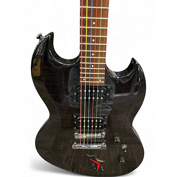 Used ESP LTD Viper 100FM Black Solid Body Electric Guitar