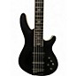 Used Schecter Guitar Research Elite-5 Evil Twin Black Electric Bass Guitar