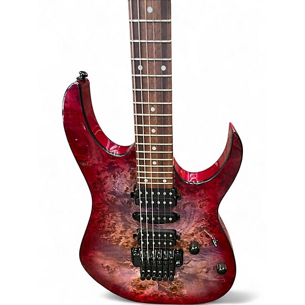 Used Ibanez RG470PB Crimson Red Burst Solid Body Electric Guitar