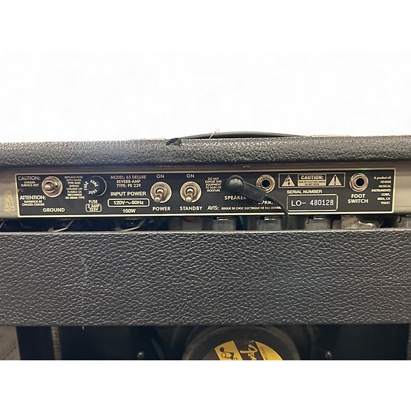 Used Fender 1965 Reissue Deluxe Reverb 22W Tube Guitar Combo Amp