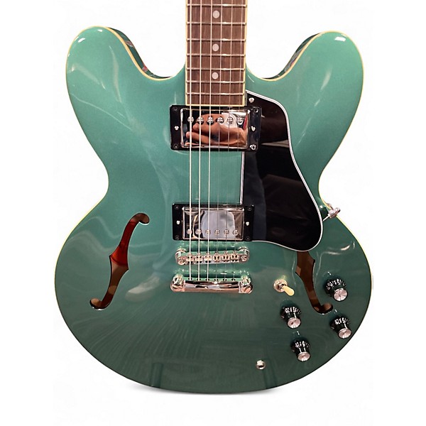 Used Epiphone ES335 Pro Whale Blue Hollow Body Electric Guitar