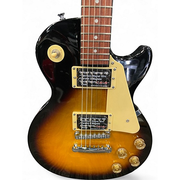 Used Epiphone Les Paul 100 Bolt On 2 Color Sunburst Solid Body Electric Guitar