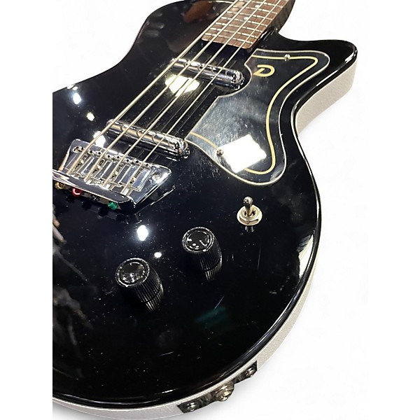Used Danelectro d56 Black Electric Bass Guitar