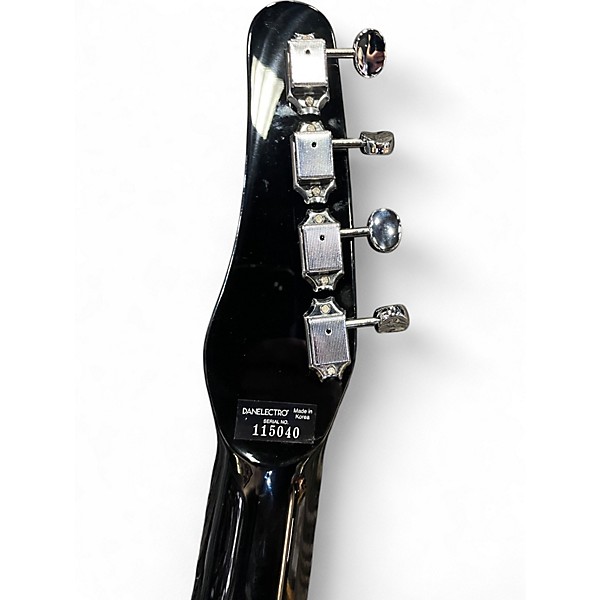 Used Danelectro d56 Black Electric Bass Guitar