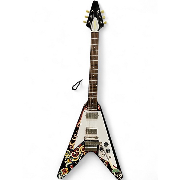 Used Epiphone JIMI HENDRIX "LOVE DROPS" Ebony Solid Body Electric Guitar