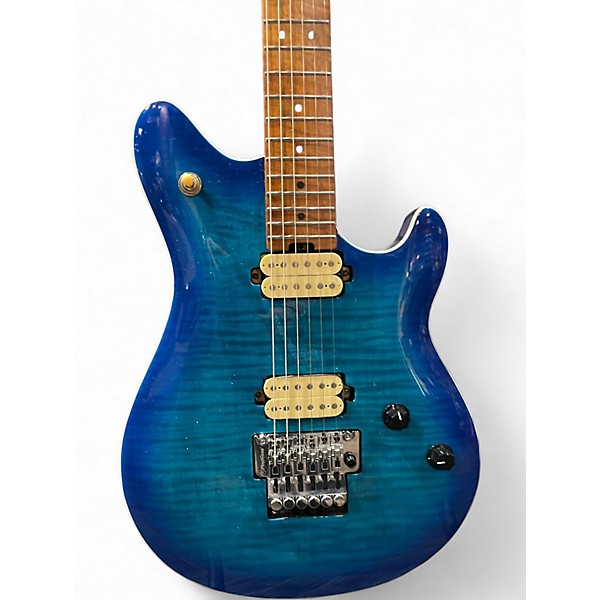 Used Firefly FFMN Blue Solid Body Electric Guitar