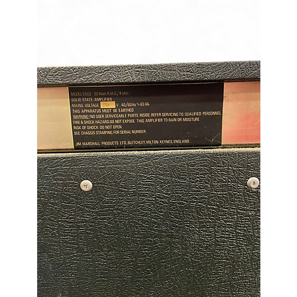 Used Marshall 5503 Bass Combo Amp