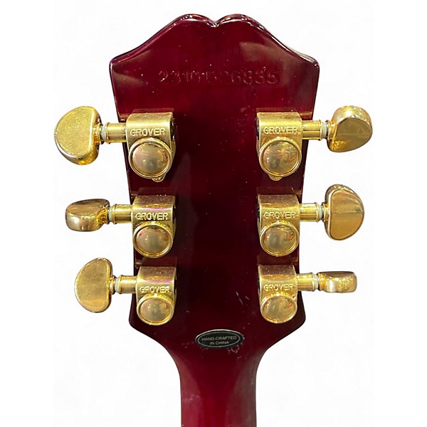 Used Epiphone ALEX LIFESON LES PAUL CUSTOM Ruby Solid Body Electric Guitar