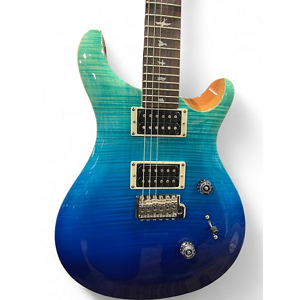 Used PRS SE Custom 22 Ocean Blue Burst Solid Body Electric Guitar