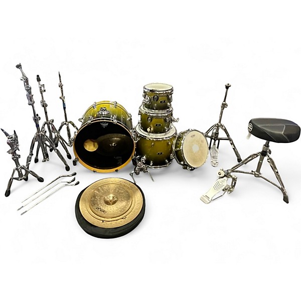 Used PDP by DW 5 Piece X7 Lemonburst Drum Kit