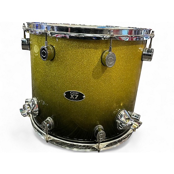 Used PDP by DW 5 Piece X7 Lemonburst Drum Kit