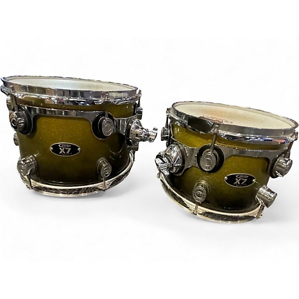 Used PDP by DW 5 Piece X7 Lemonburst Drum Kit