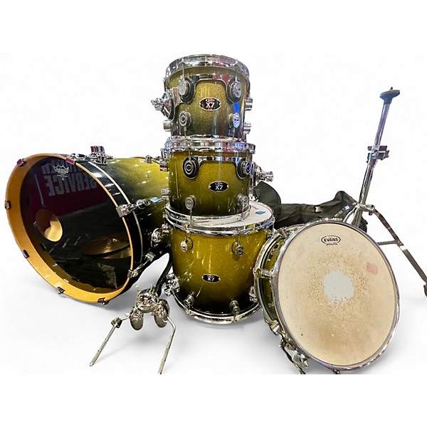 Used PDP by DW 5 Piece X7 Lemonburst Drum Kit